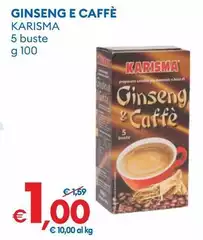 Karisma - Ginseng E Caffè