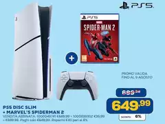 Sony - Ps5 Disc Slim + Marvel'S Spiderman 2 Sony - Ps5 Disc Slim + Marvel'S Spiderman 2