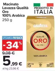 Lavazza - Oro Macinato Qualità 100% Arabica Lavazza - Oro Macinato Qualità 100% Arabica
