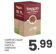 Toraldo - Caffè In Cialde  Forte & Cremoso