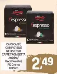 Caffè trombetta - Caps Caffe Compatibile Nespresso Caffè trombetta - Caps Caffe Compatibile Nespresso