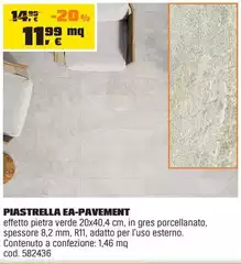 Piastrella Ea-Pavement Piastrella Ea-Pavement