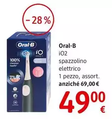 Oral-b - iO2 Spazzolino Elettrico 1 Pezzo, Assort. Oral-b - iO2 Spazzolino Elettrico 1 Pezzo, Assort.