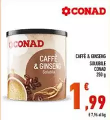 Conad - Caffè & Ginseng Solubile