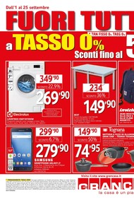 Grancasa - Fuori Tutto a Tasso 0% Sconti fino al 50%