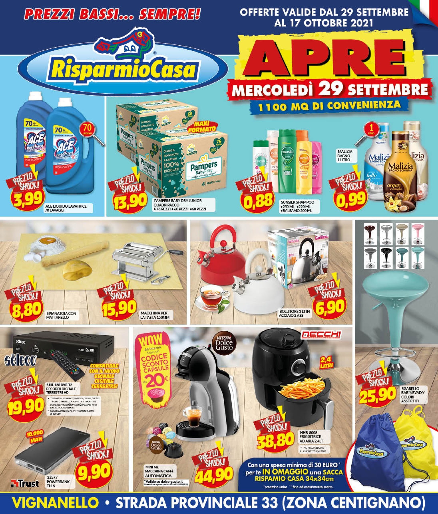 Volantino Risparmiocasa Offerte Di Ottobre Prezzi E Sconti Dal 29 09