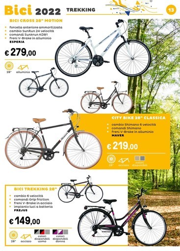 Offerte Bici Trekking, shopping nel negozio - PromoQui