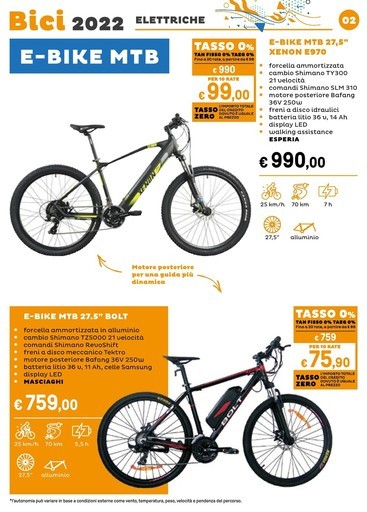 Offerte Bici elettrica a San bonifacio, shopping nel negozio - PromoQui