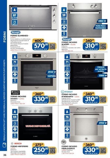Forno Ariston, volantini offerte, prezzi e negozi elettronica - PromoQui