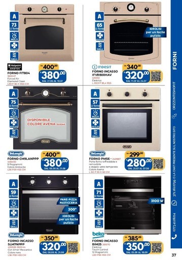 Forno Ariston, volantini offerte, prezzi e negozi elettronica - PromoQui