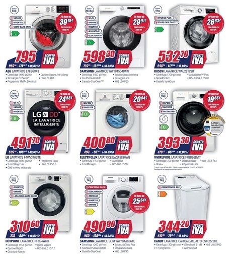 Lavatrice Whirlpool, volantini offerte, prezzi e negozi elettronica -  PromoQui