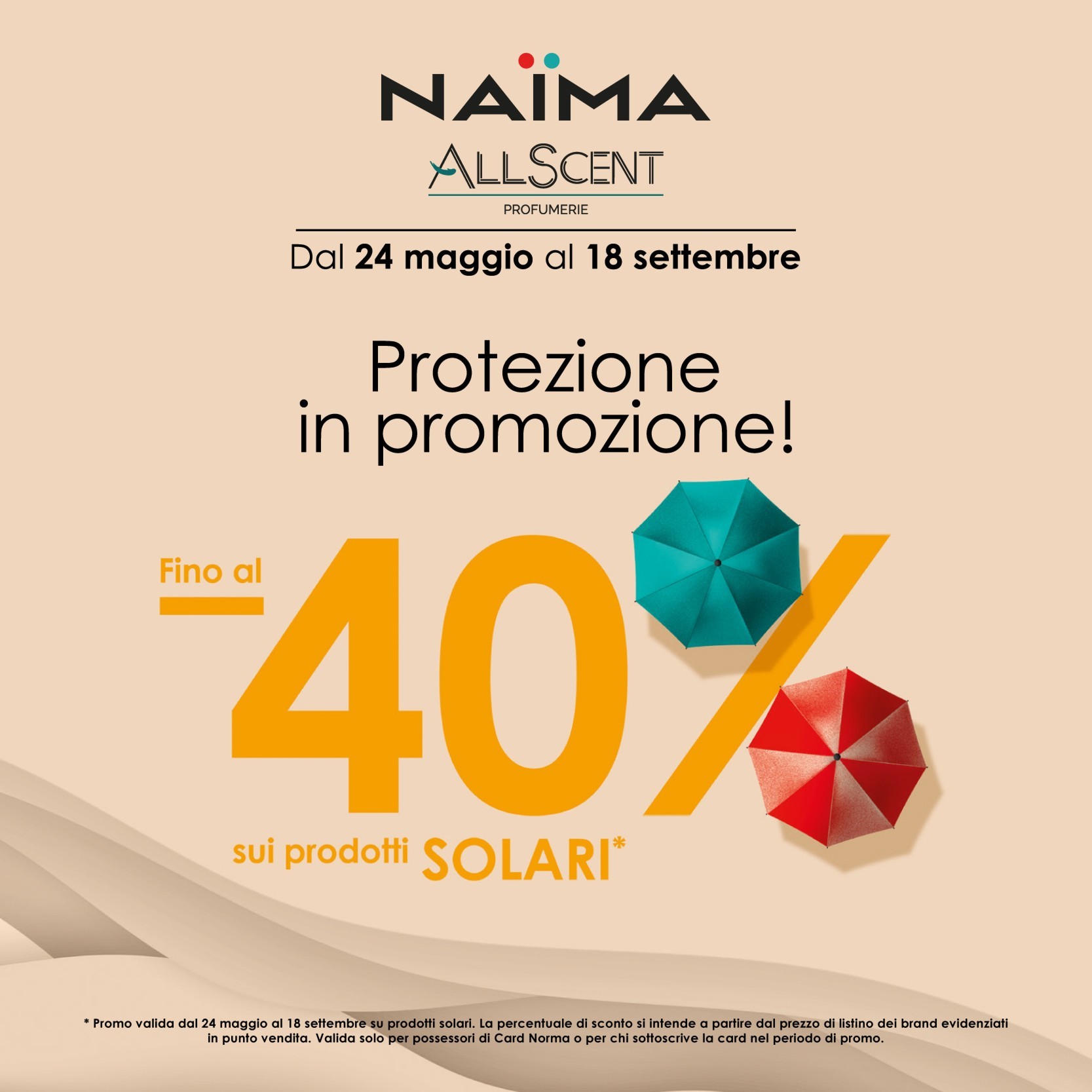Volantino Naima: offerte di maggio, prezzi e sconti dal 24/05