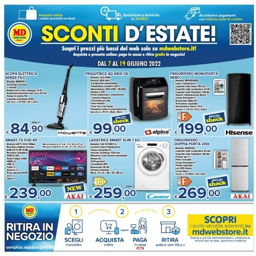 Scopa elettrica senza fili, volantini offerte, prezzi e negozi elettronica  - PromoQui