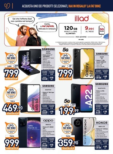 Unieuro Samsung Galaxy in offerta volantino e prezzi