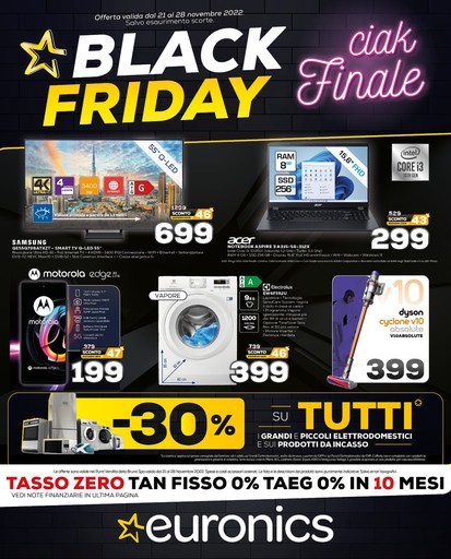 BLACK FRIDAY: ciak finale BLACK FRIDAY: ciak finale
