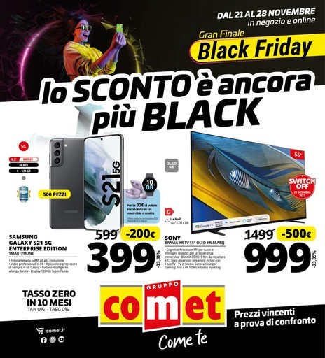 Lo sconto è ancora più Black! Lo sconto è ancora più Black!