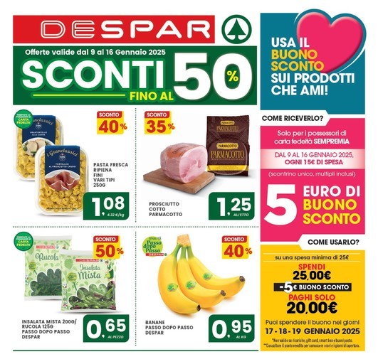 Sconti fino al 50%