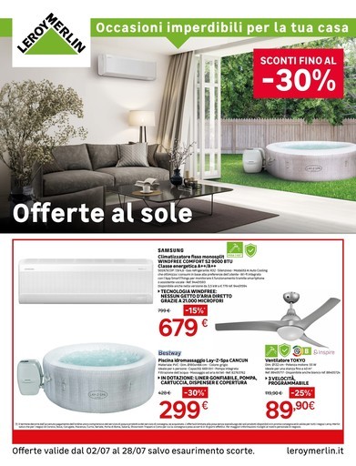 Offerte al sole! Offerte al sole!