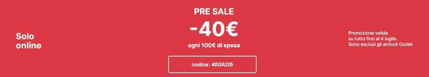 Pre sale -40€