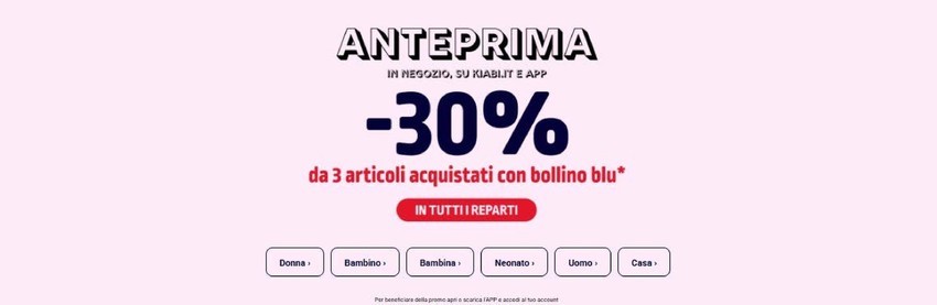 -30% da 3 articoli acquistati con bollino blu
