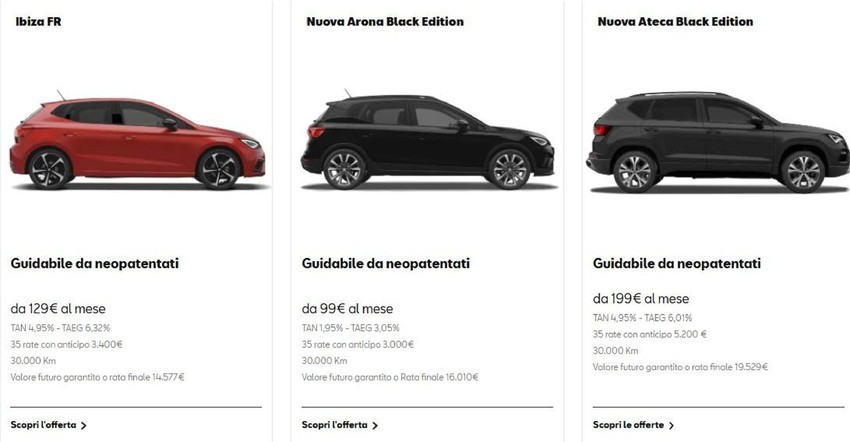 Offerte Seat