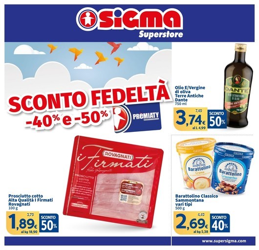 Sconto fedelta -40% e -50%, Superstore Sconto fedelta -40% e -50%, Superstore