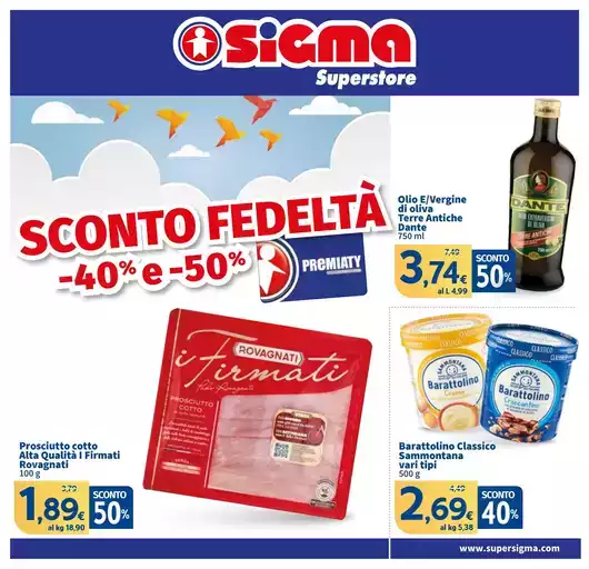 Sconto fedelta -40% e -50%, Superstore