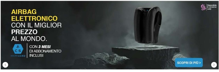 Airbag elettronico con il miglior prezzo al mondo Airbag elettronico con il miglior prezzo al mondo