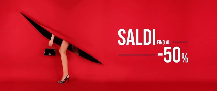 Saldi fino al -50% Saldi fino al -50%