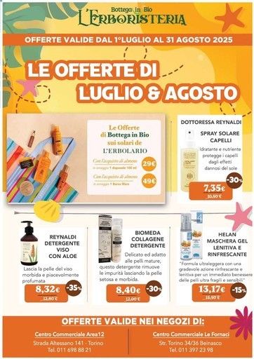 Le offerte di luglio & agosto Le offerte di luglio & agosto
