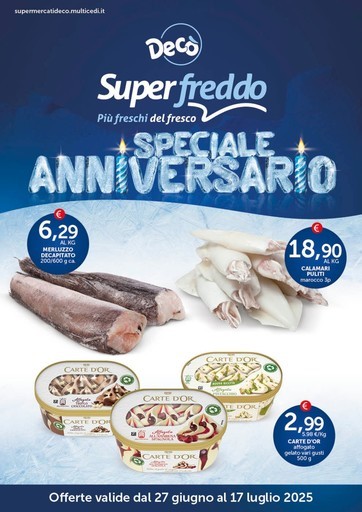 Speciale anniversario Speciale anniversario