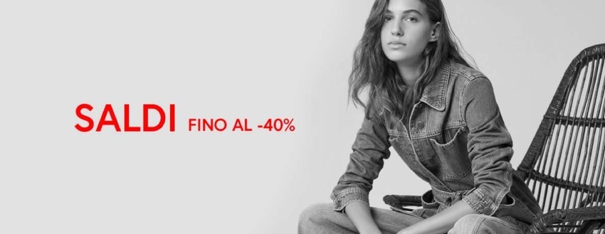 Saldi fino al -40%