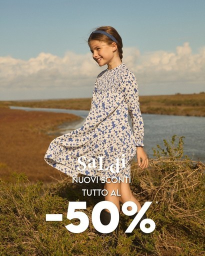 Saldi nuovi sconti tutto al -50% Saldi nuovi sconti tutto al -50%