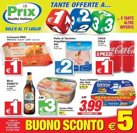 Tante offerte a... 1, 2, 3€ Tante offerte a... 1, 2, 3€