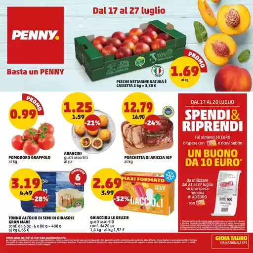 Dal 17 al 27 luglio