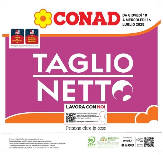 TAGLIO NETTO TAGLIO NETTO