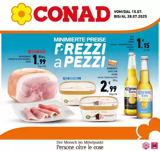 Prezzi a pezzi Prezzi a pezzi