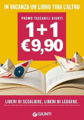 Promo tascabili giunti 1+1 Promo tascabili giunti 1+1