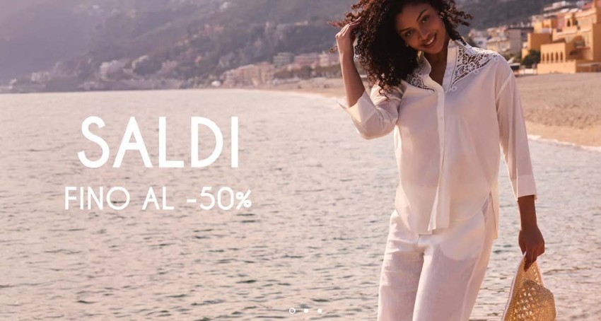 Saldi fino al -50% Saldi fino al -50%