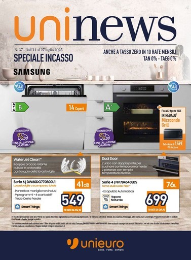 Speciale Incasso da Unieuro! Speciale Incasso da Unieuro!