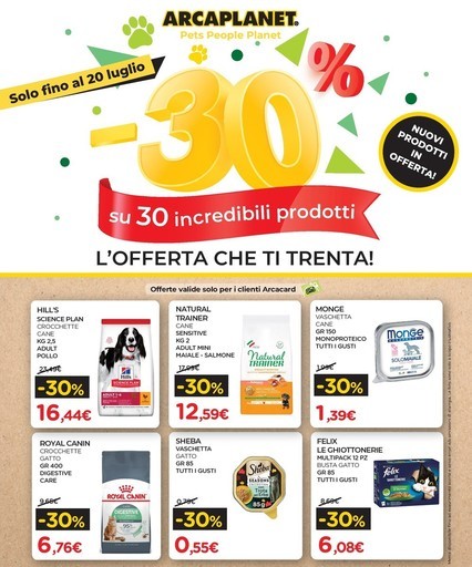 -30% su incredibili prodotti -30% su incredibili prodotti