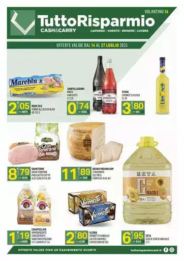 Offerte valide dal 14 al 27 luglio 2028 Offerte valide dal 14 al 27 luglio 2028