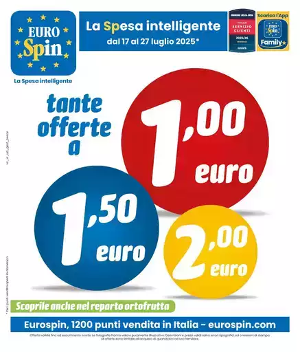 TANTE OFFERTE A 1 €, 1,5 € E 2 € TANTE OFFERTE A 1 €, 1,5 € E 2 €