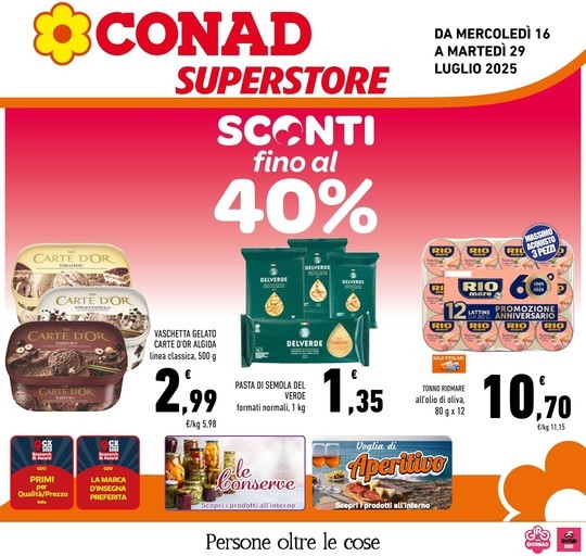 SCONTI FINO AL 40% SCONTI FINO AL 40%