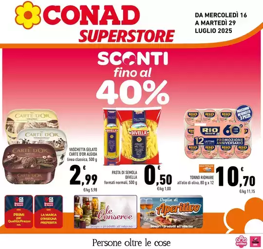 SCONTI FINO AL 40% SCONTI FINO AL 40%