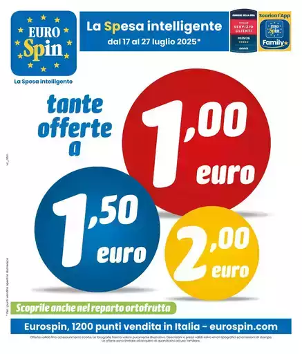 TANTE OFFERTE A 1 €, 1,5 € E 2 € TANTE OFFERTE A 1 €, 1,5 € E 2 €