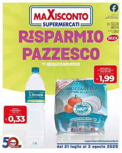 Risparmio pazzesco Risparmio pazzesco