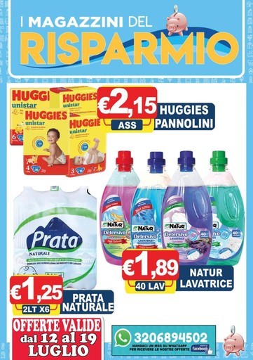 Offerte valide dal 12 al 19 luglio Offerte valide dal 12 al 19 luglio