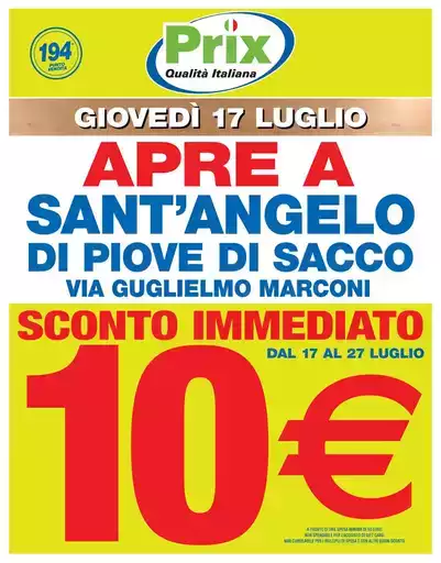 SCONTO IMMEDIATO