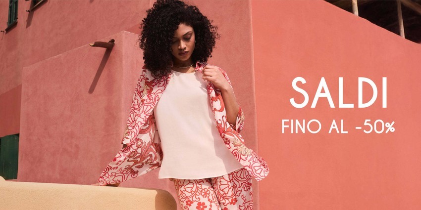Saldi fino al -50% Saldi fino al -50%